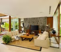 Villa Svarga, Living room area